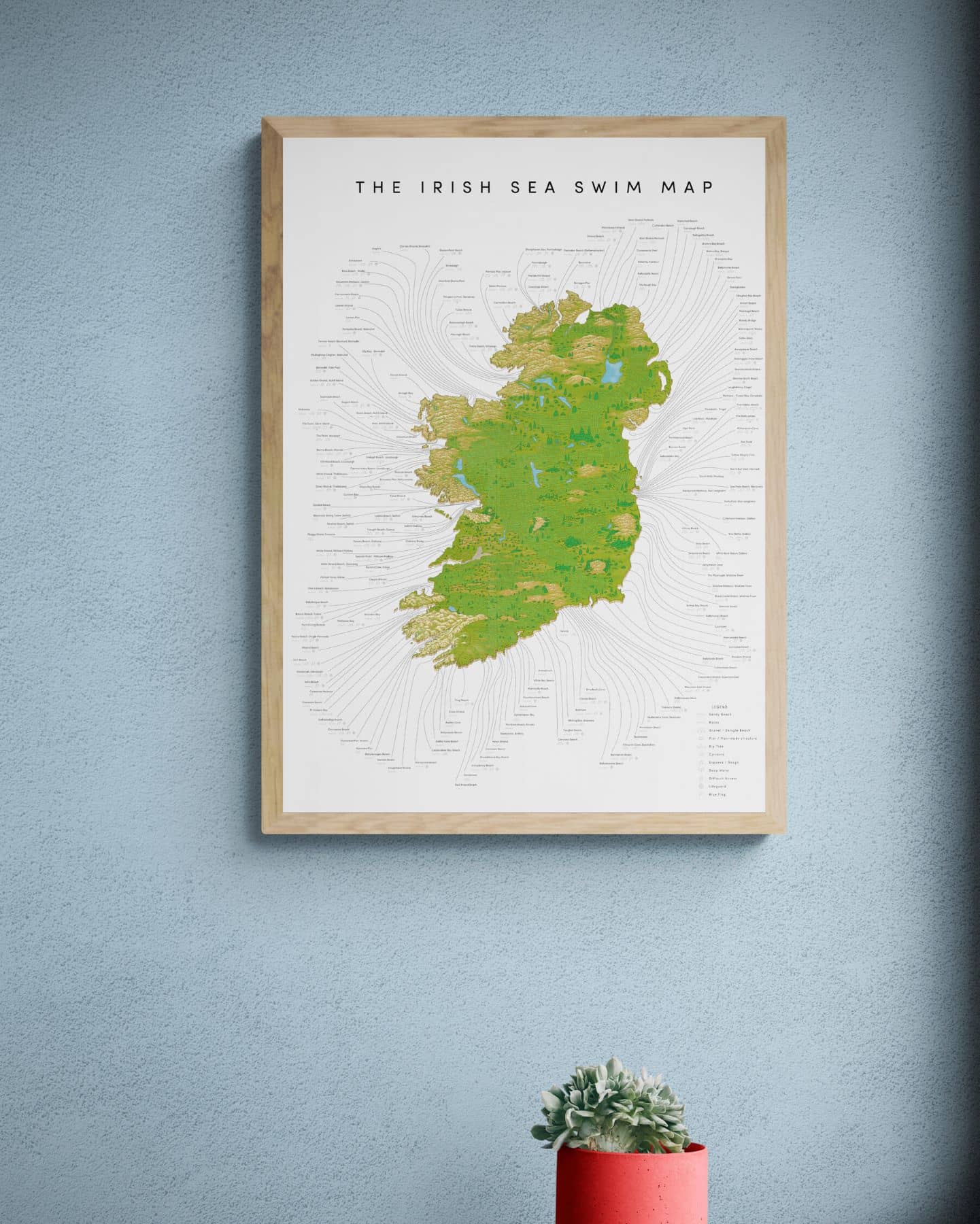 The Irish Sea Swim Map (1st Edition)