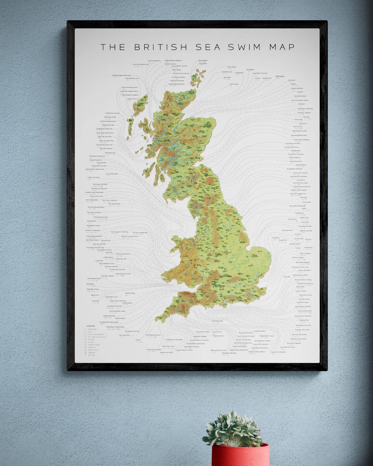 The British Sea Swim Map