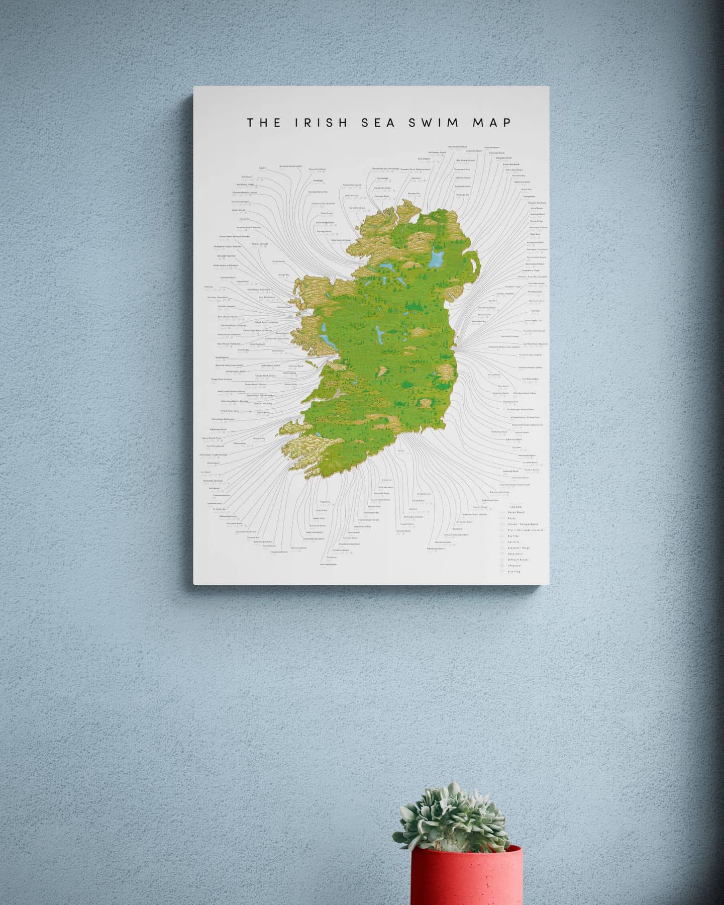 The Irish Sea Swim Map (1st Edition)