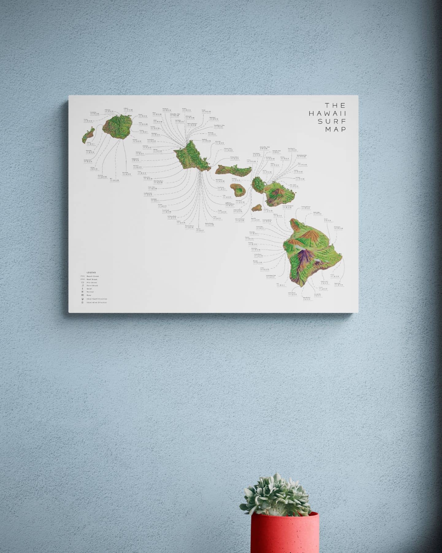 The Hawaii Surf Map