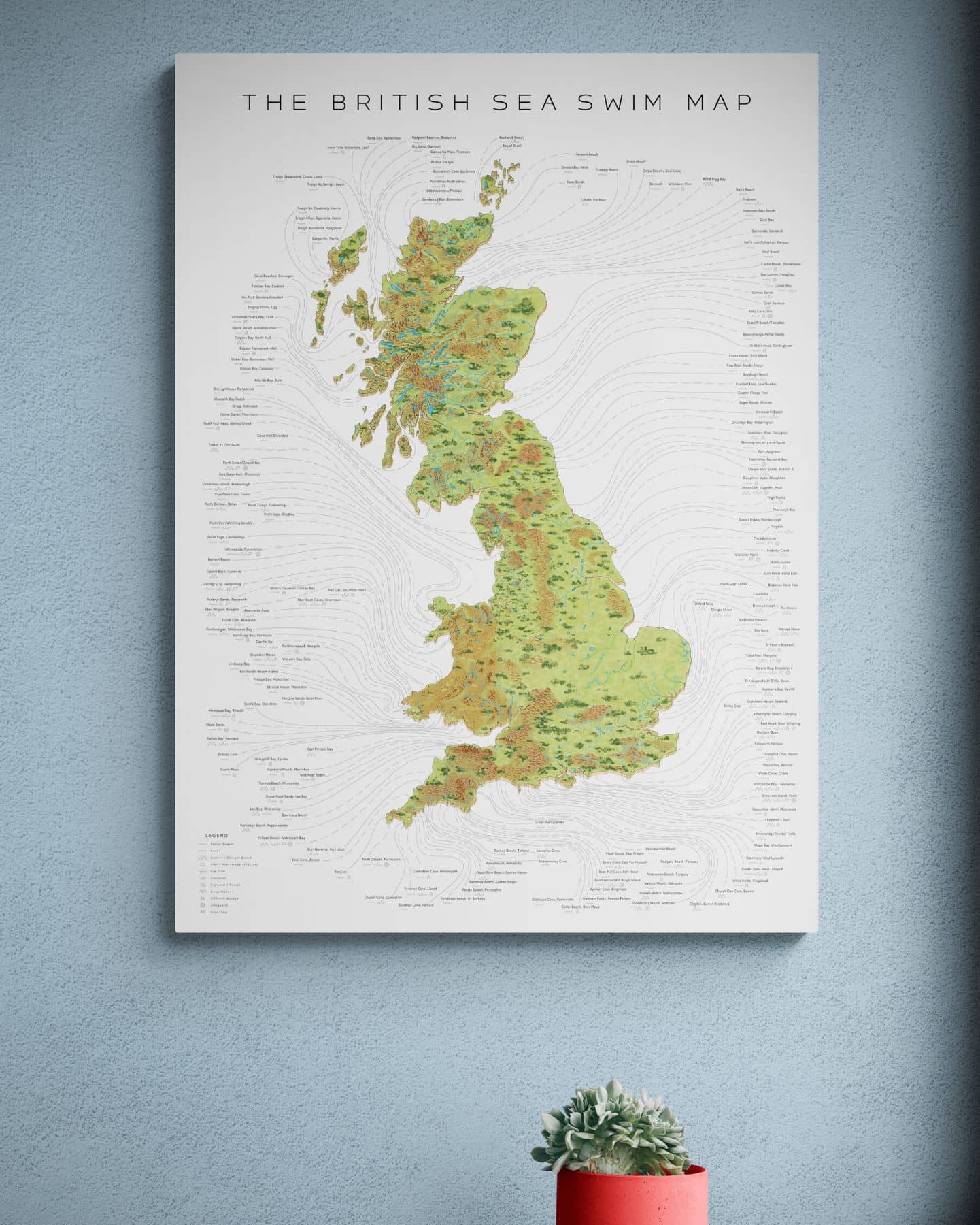 The British Sea Swim Map