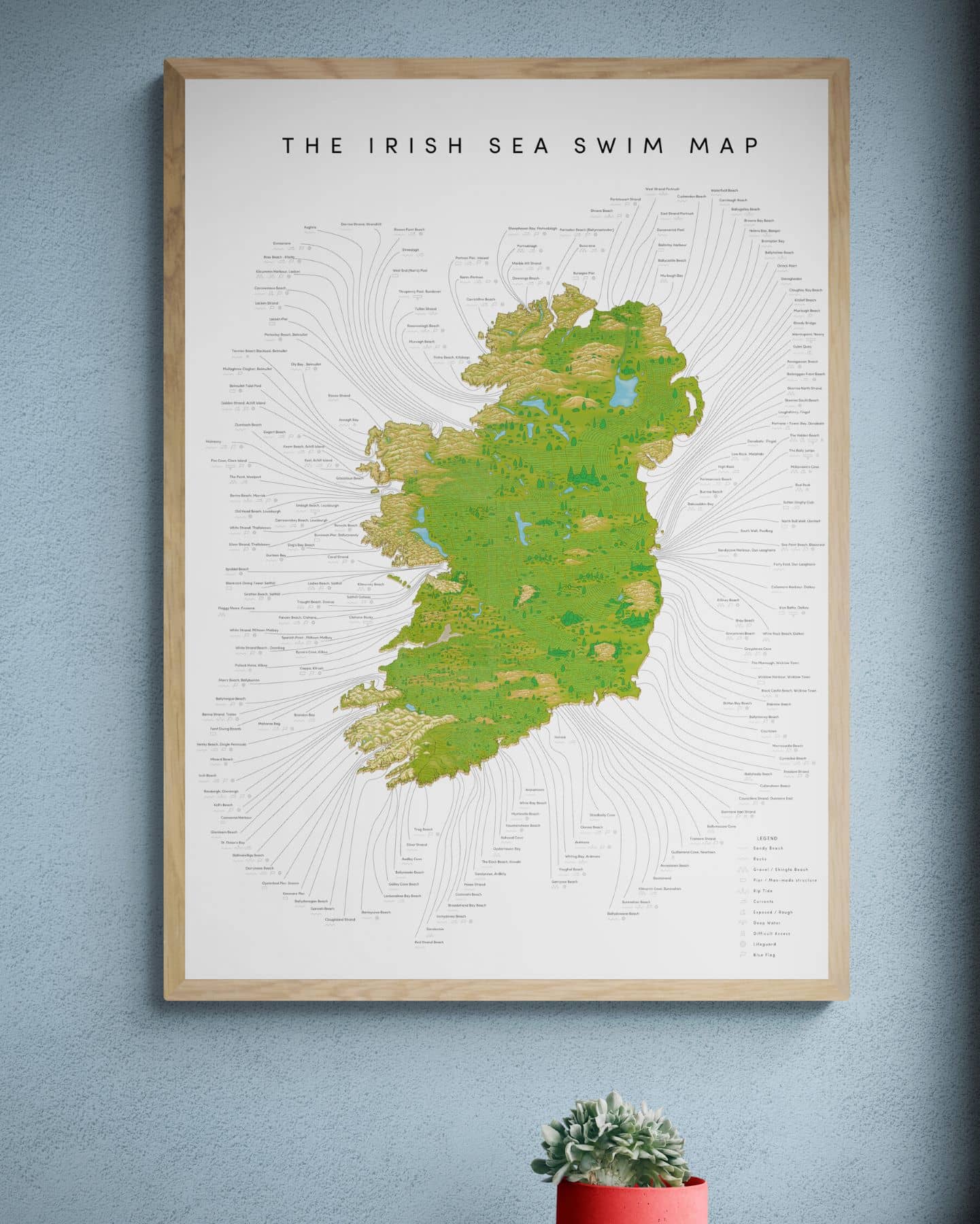 The Irish Sea Swim Map (1st Edition)