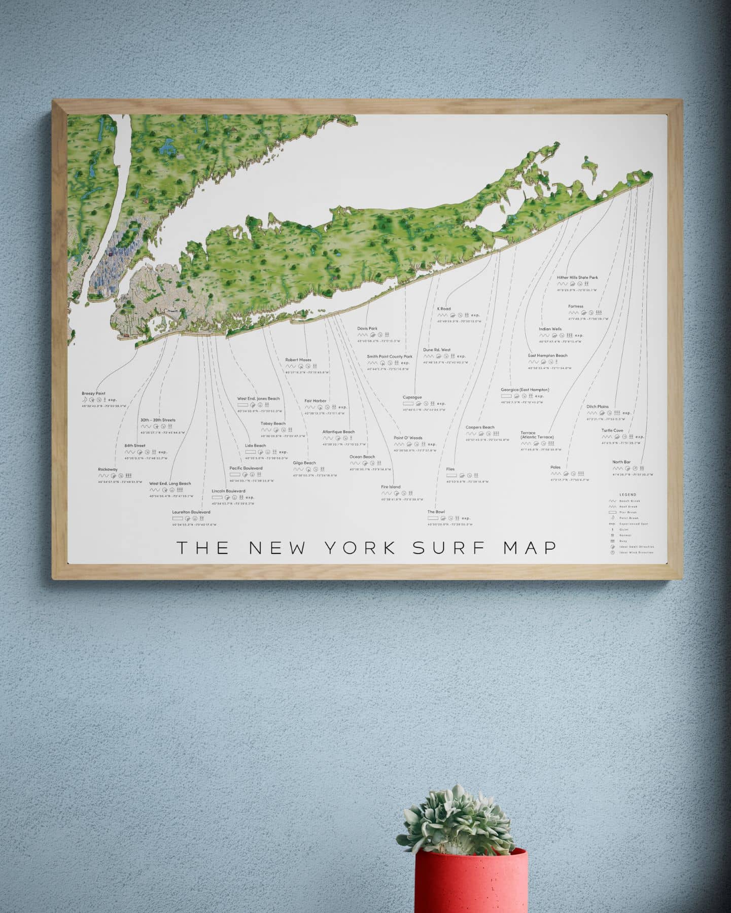 The New York Surf Map