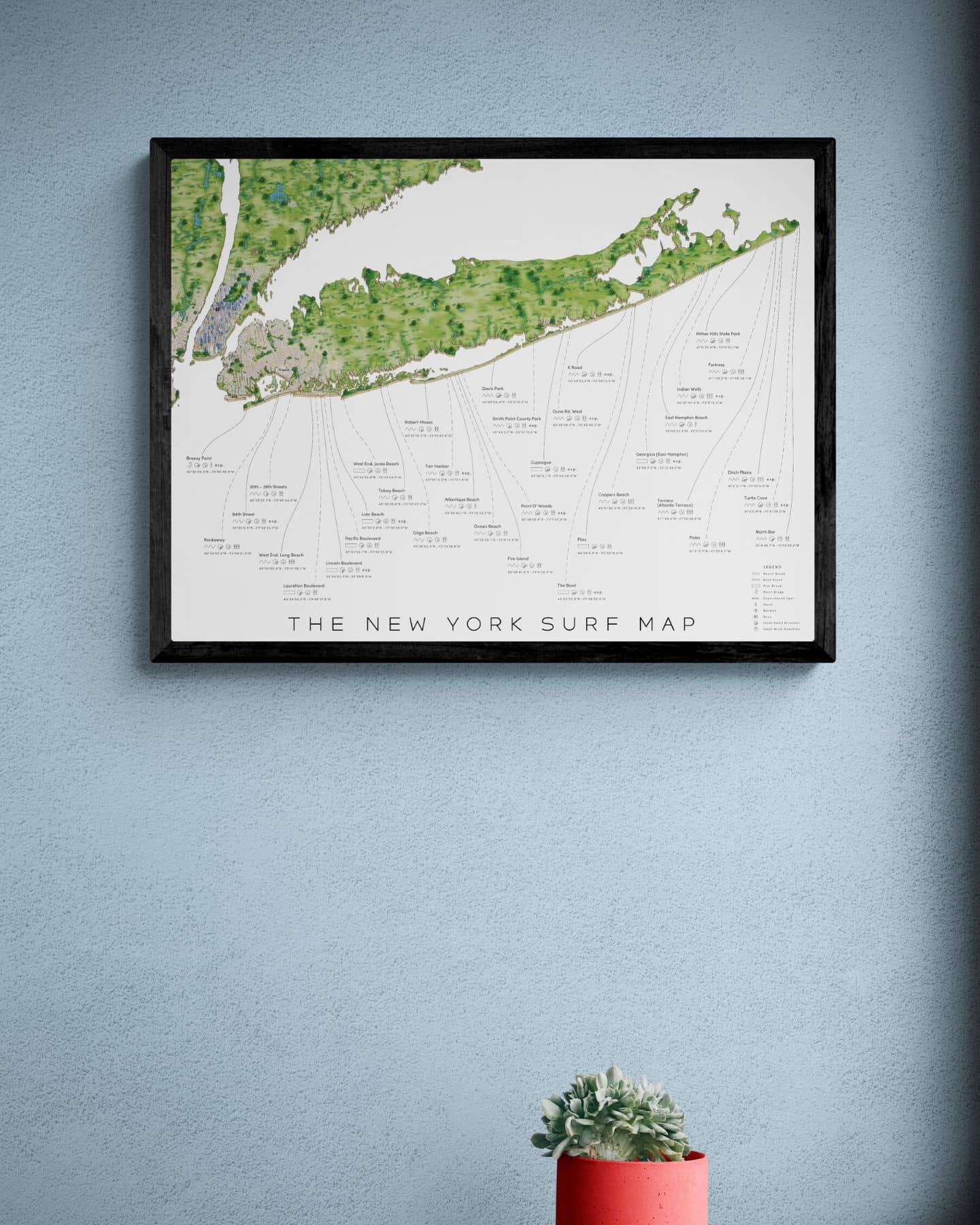 The New York Surf Map