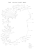 The Minimalist Irish Surf Map