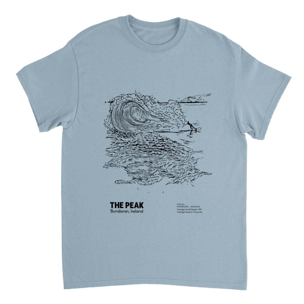 The Peak, Bundoran - Heavyweight T-shirt