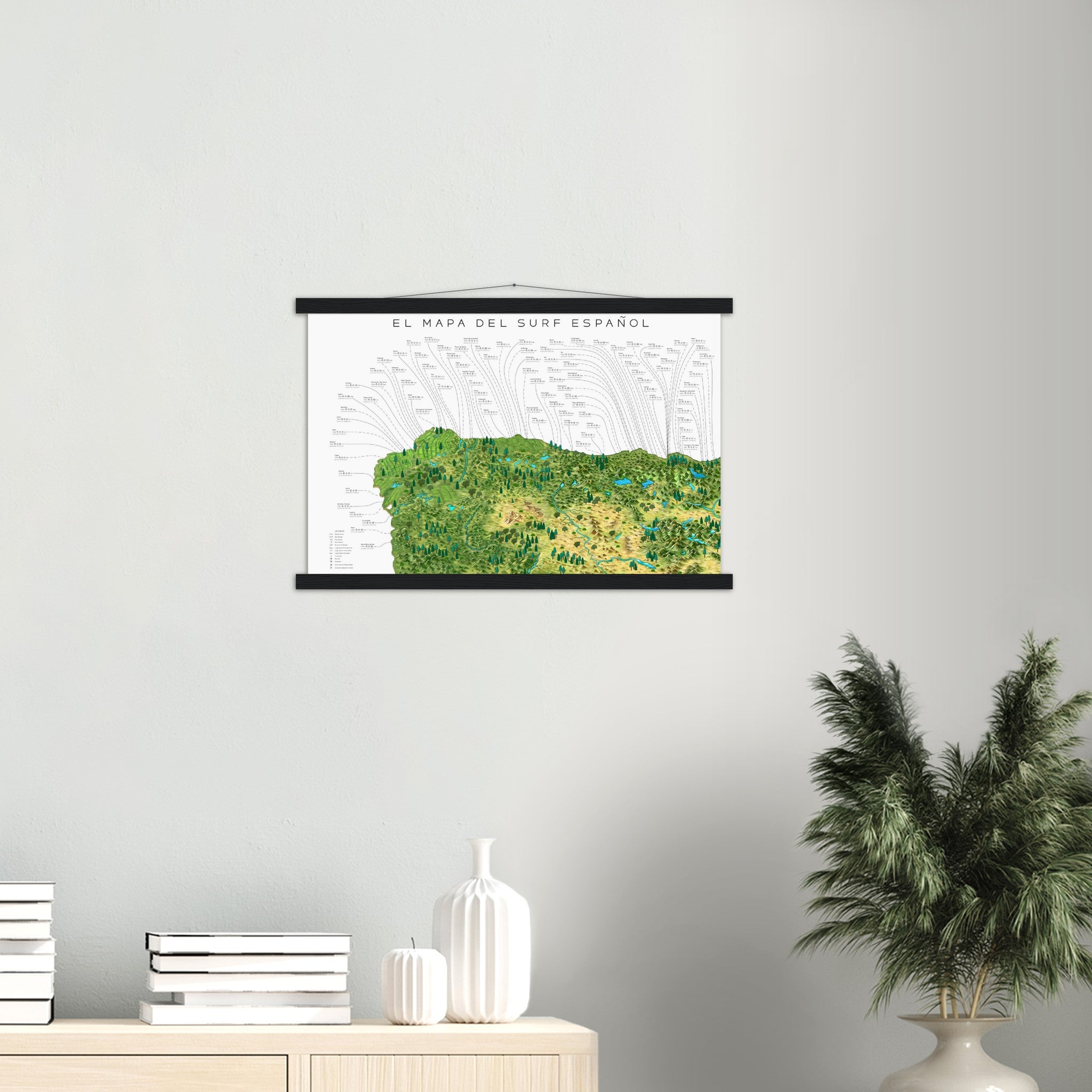The Spanish Surf Map