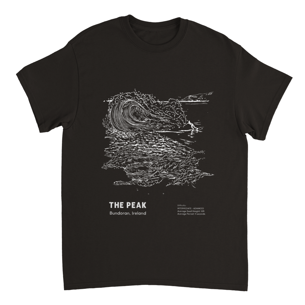 The Peak, Bundoran - Heavyweight T-shirt