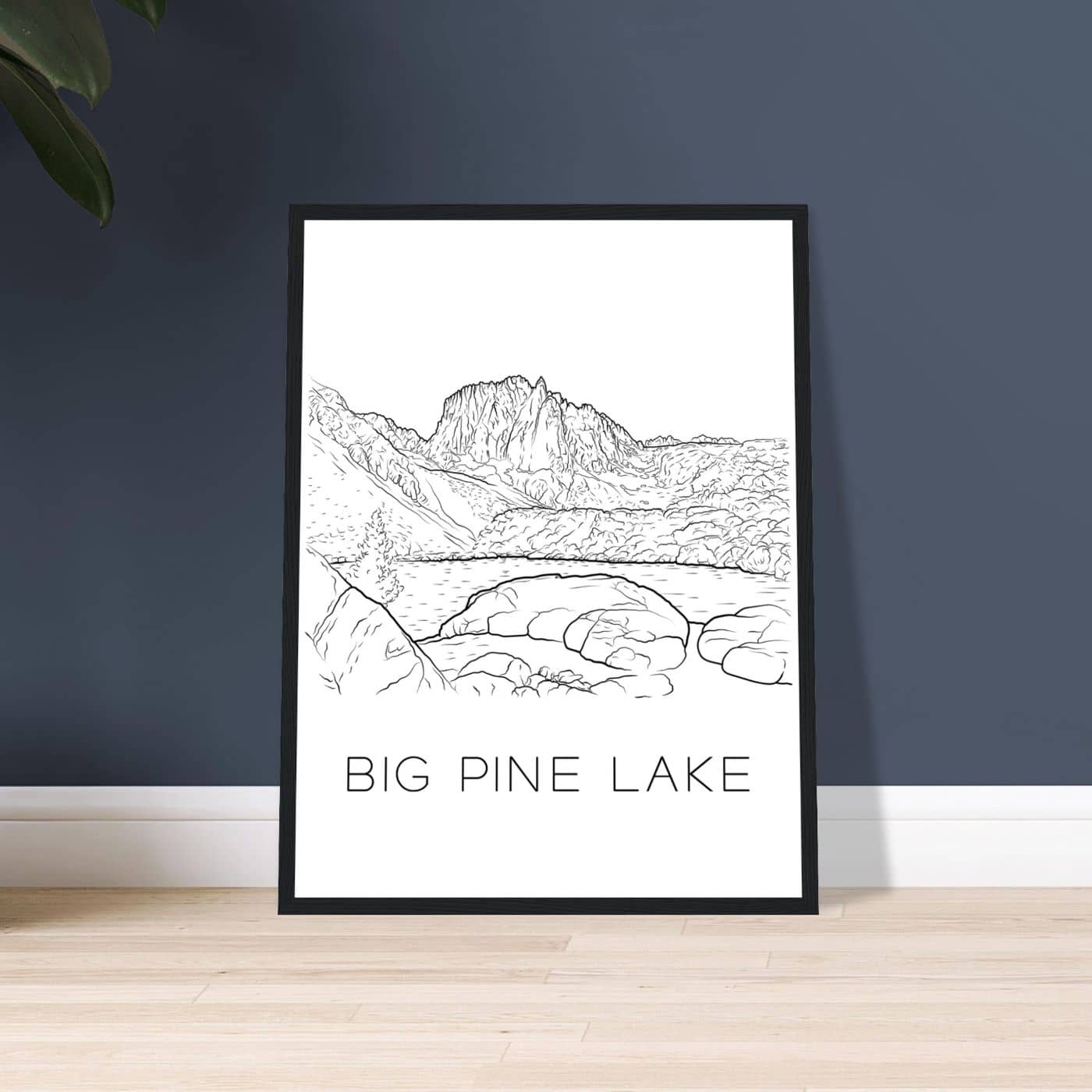 Big Pine Lake - Black & White