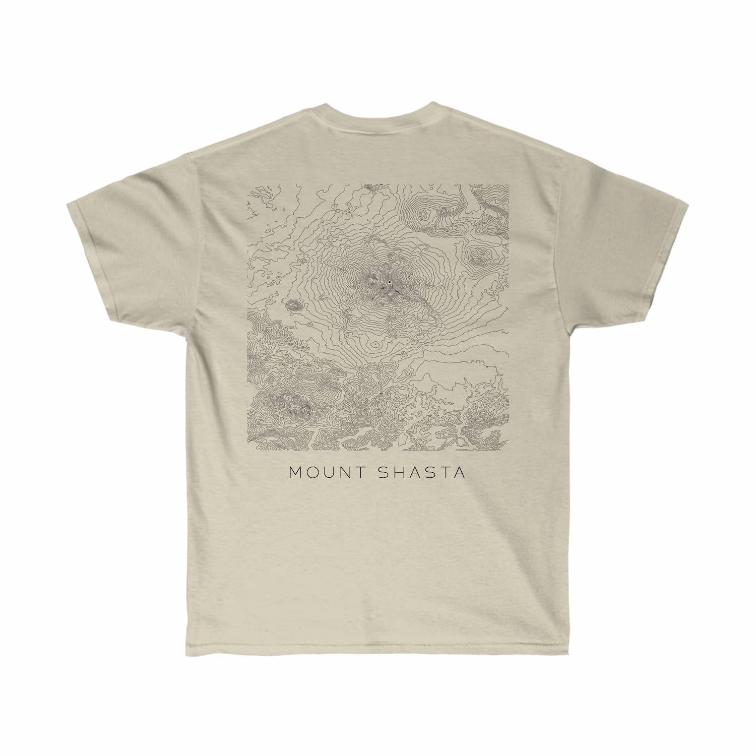 Mount Shasta Contours