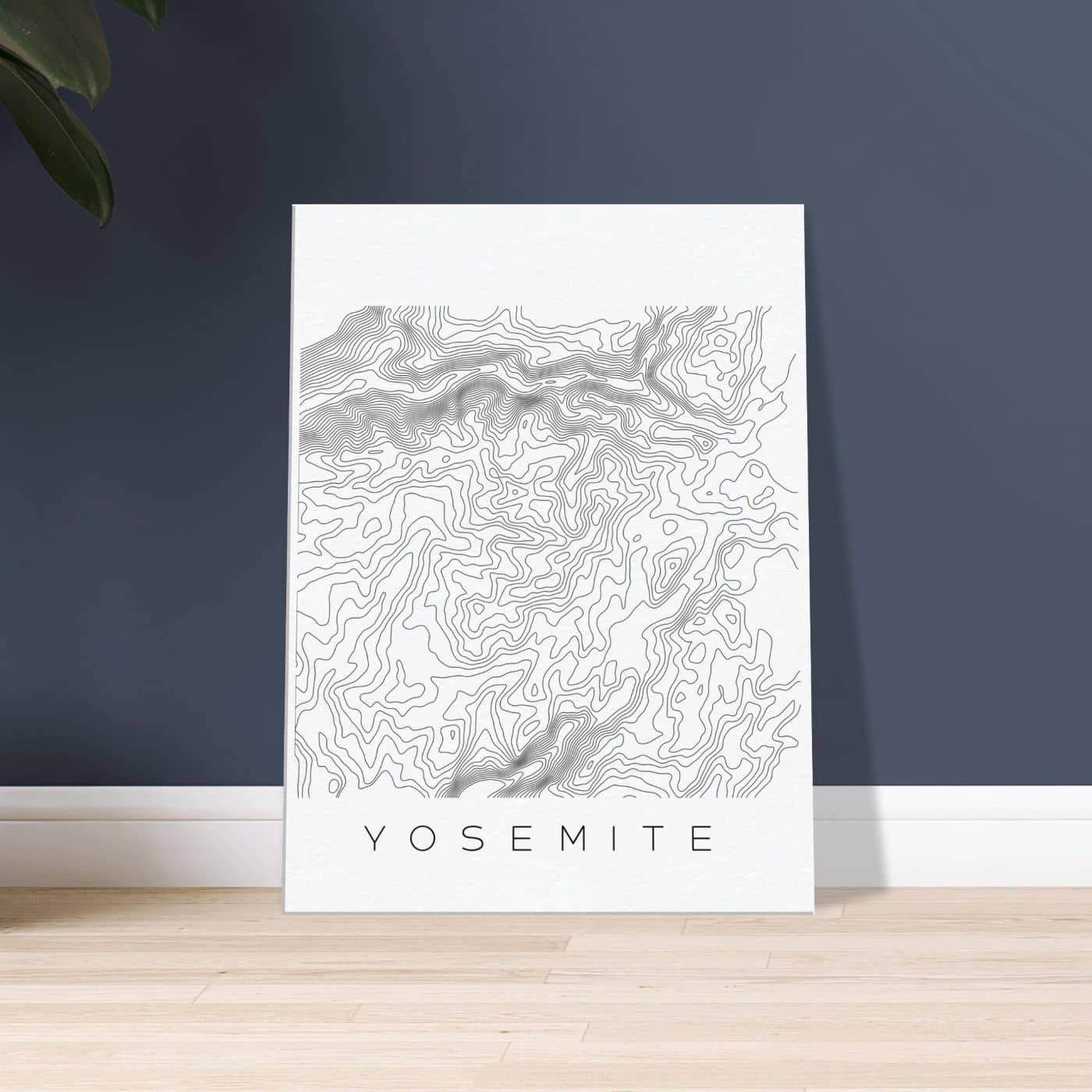 Yosemite - Contour Lines