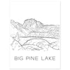 Big Pine Lake - Black & White