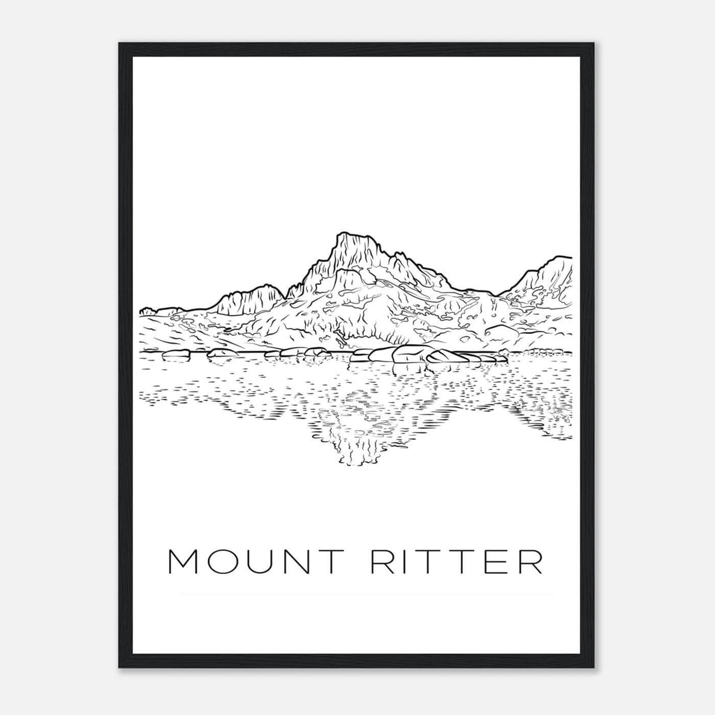 Mount Ritter - Black & White