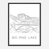 Big Pine Lake - Black & White