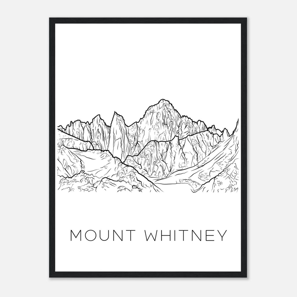 Mount Whitney - Black & White