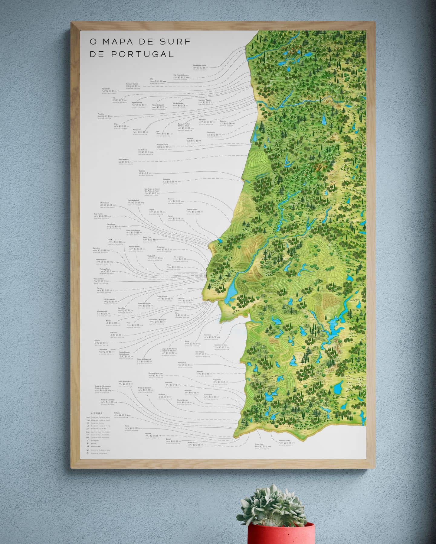 The Portuguese Surf Map