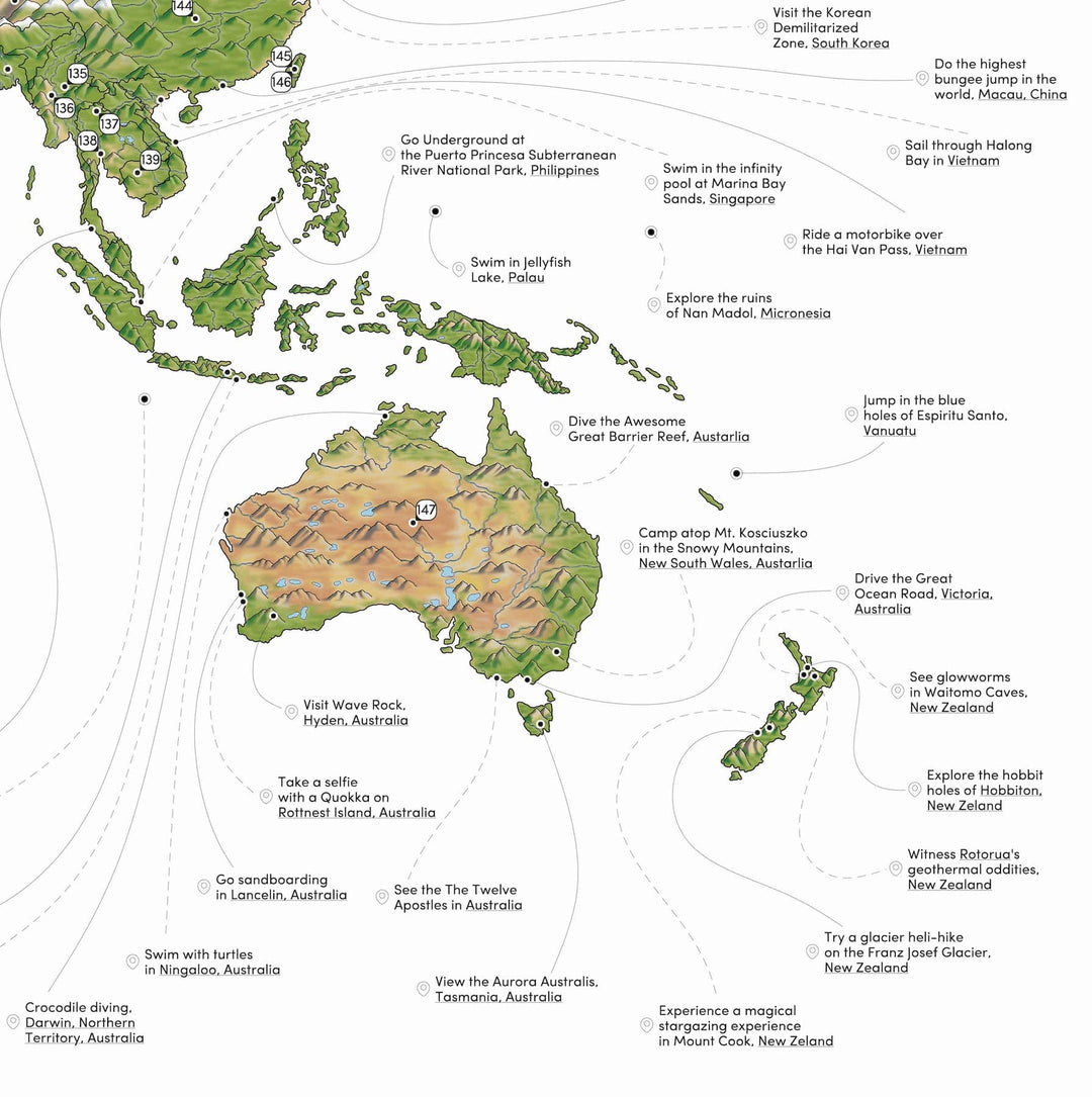 The World Bucketlist Map – Malin & Mizen