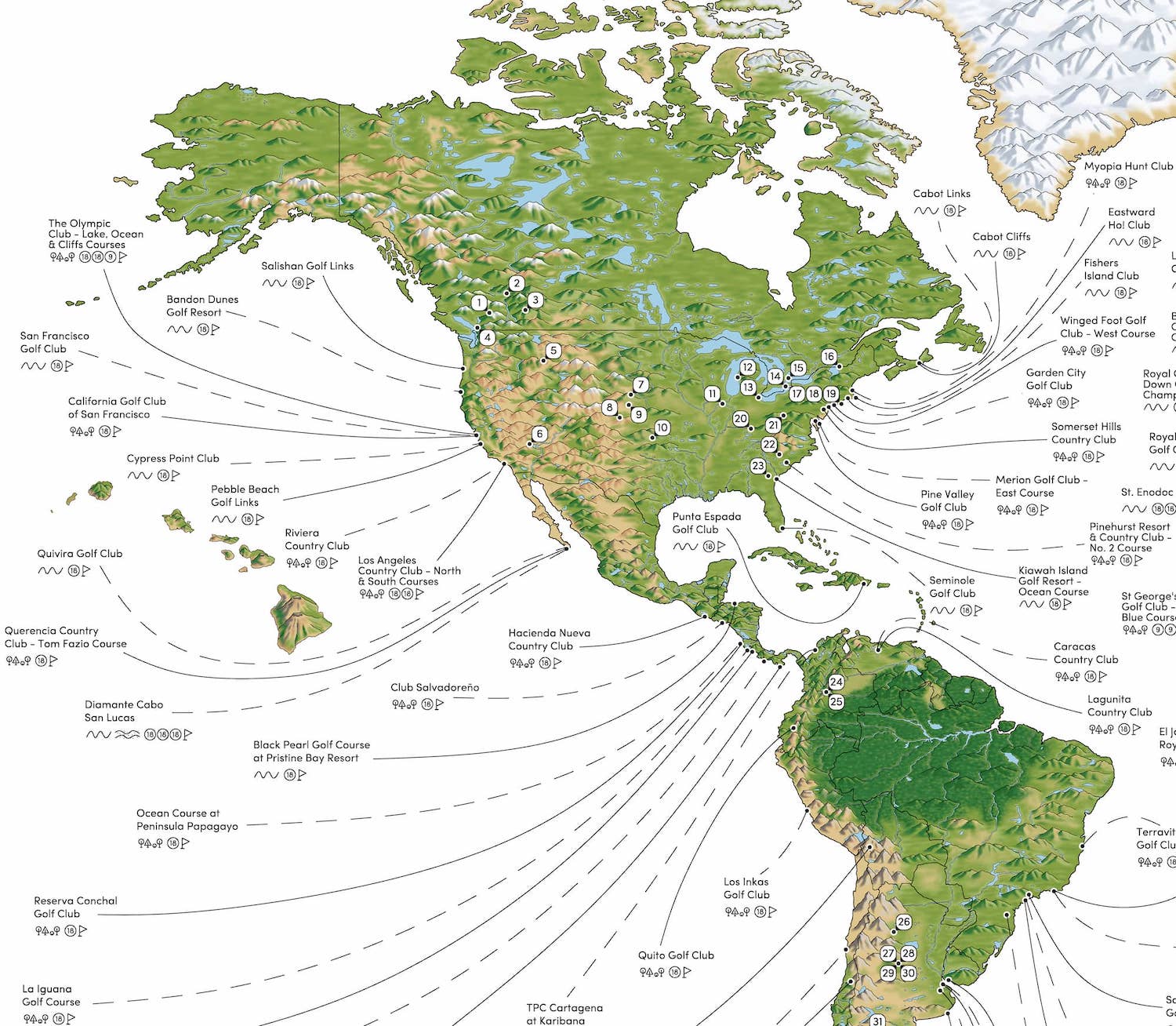 The World Golf Map – Malin & Mizen