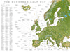 The European Golf Map