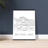 Big Pine Lake - Black & White