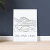 Big Pine Lake - Black & White