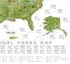 The US National Parks Map