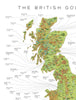 The British Golf Map