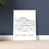 Big Pine Lake - Black & White