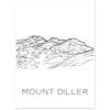 Mount Diller - Black & White