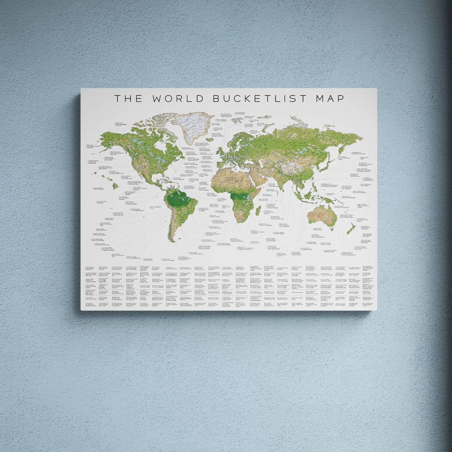 The World Bucketlist Map