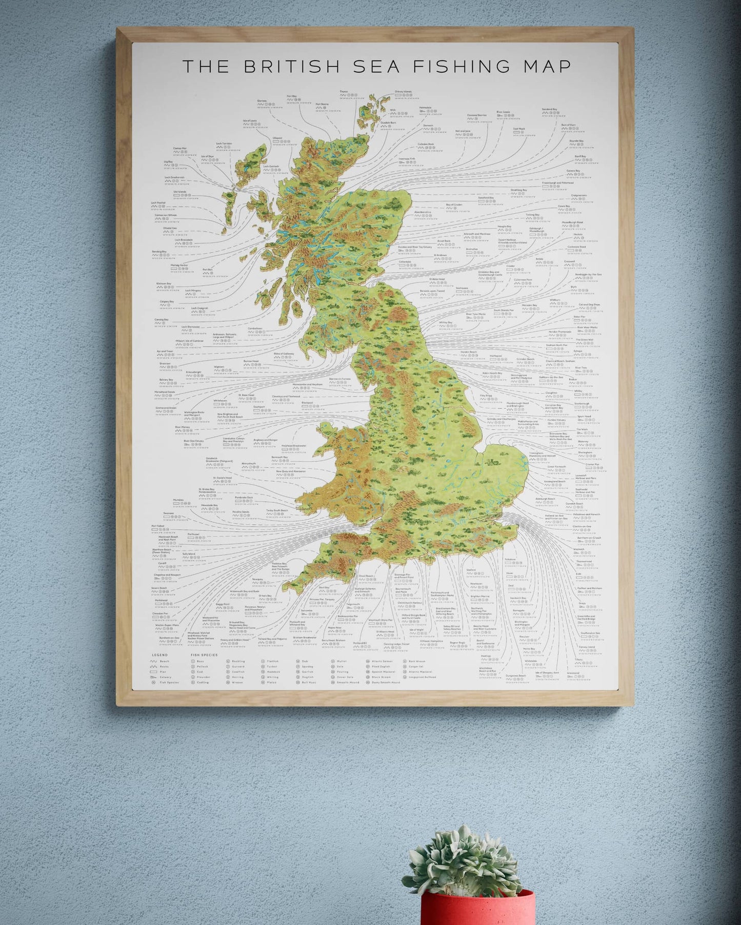 The British Sea Fishing Map