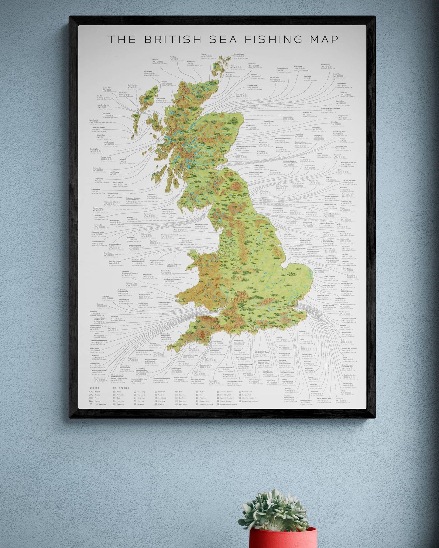 The British Sea Fishing Map