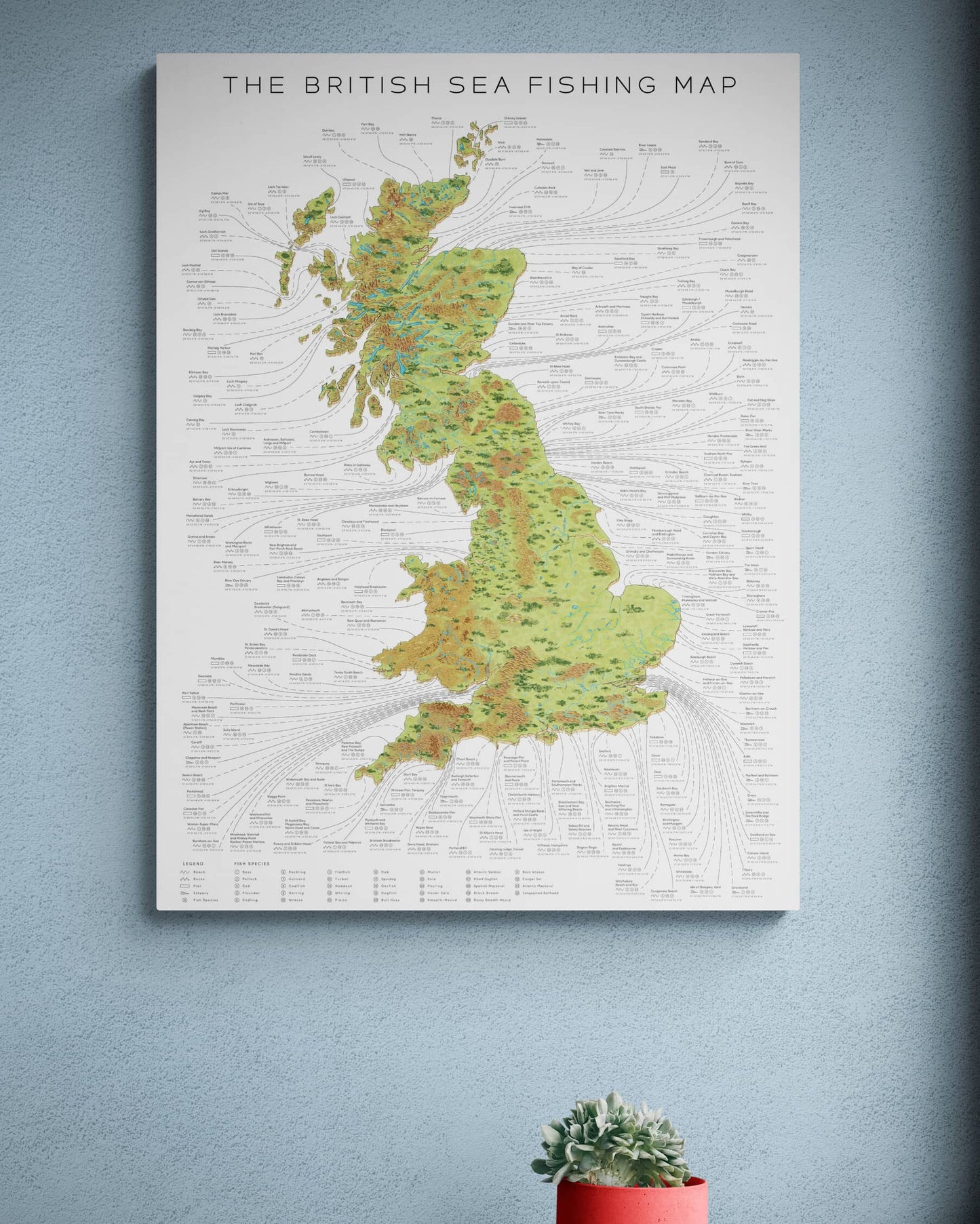 The British Sea Fishing Map