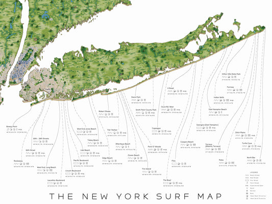 The New York Surf Map