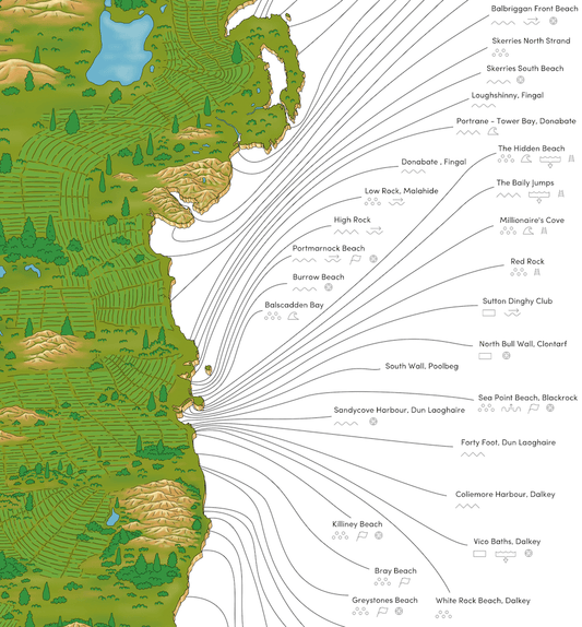 The Irish Sea Swim Map (2nd Edition)