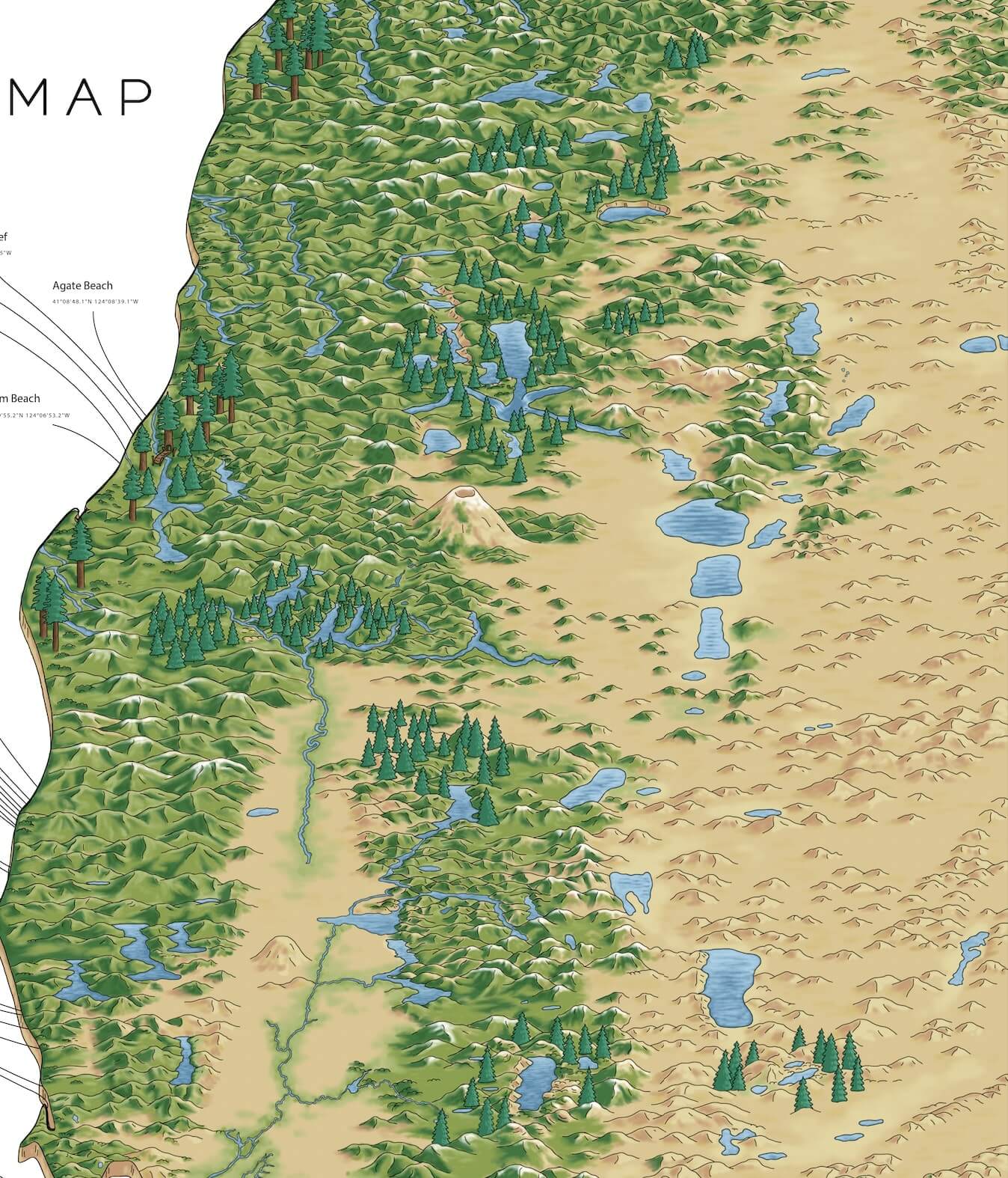 The California Dive Map