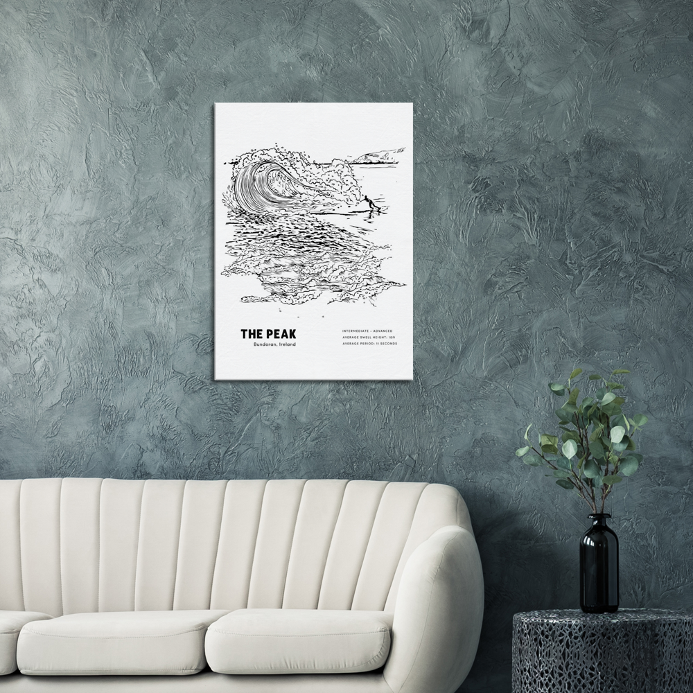 The Peak - Bundoran, Ireland - Wall Print