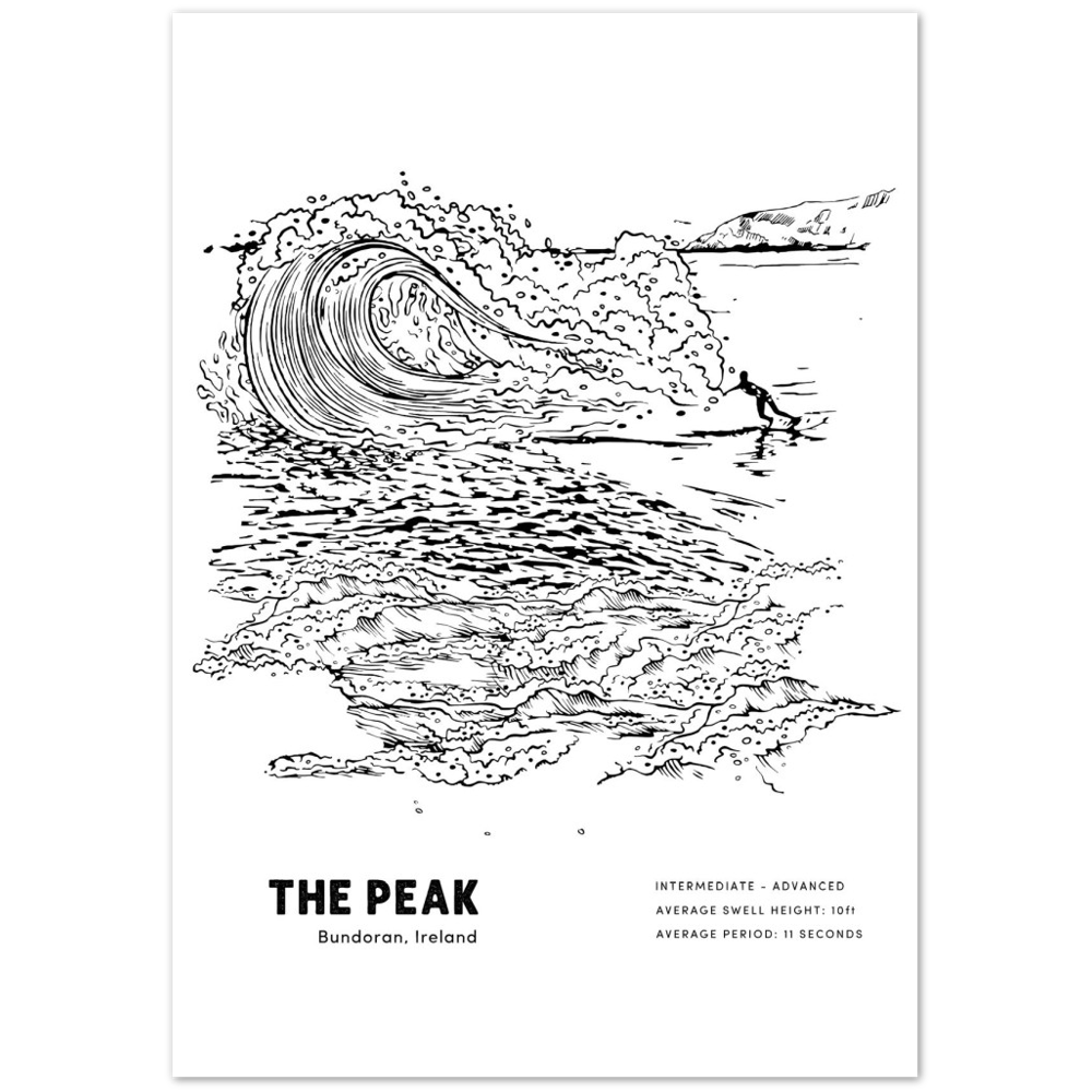 The Peak - Bundoran, Ireland - Wall Print