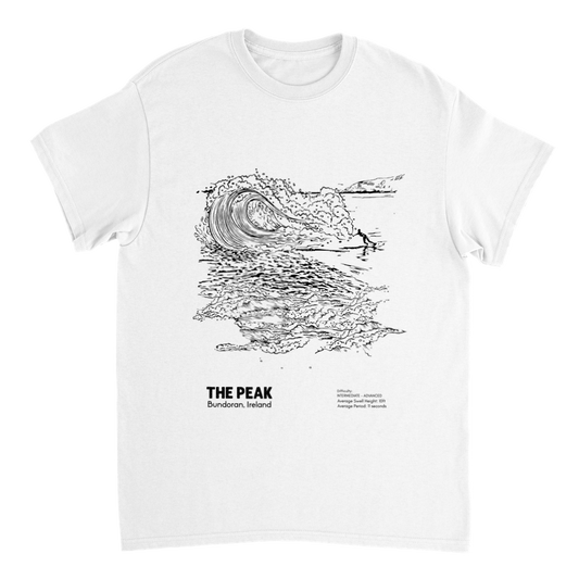 The Peak, Bundoran - Heavyweight  T-shirt