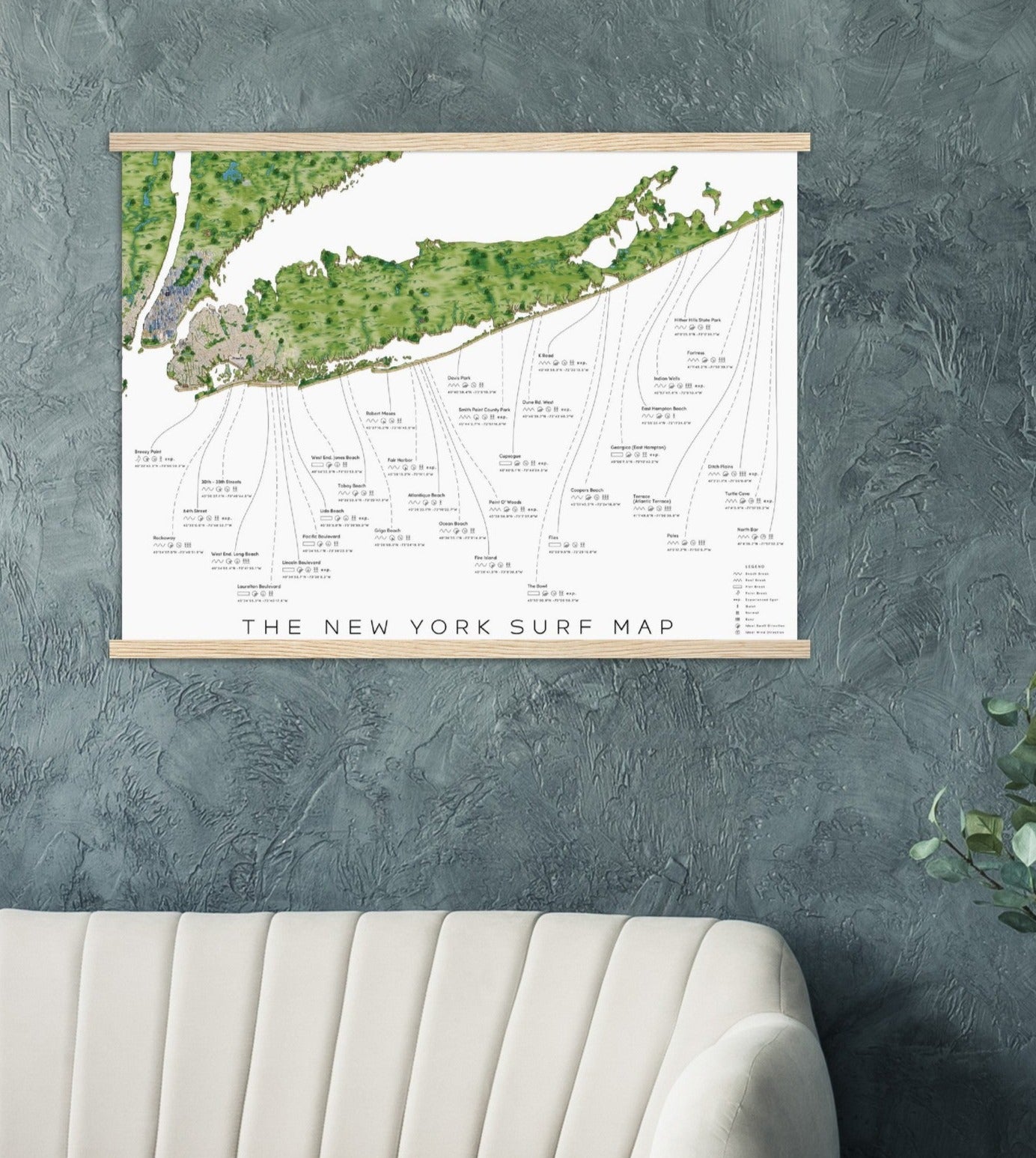 The New York Surf Map