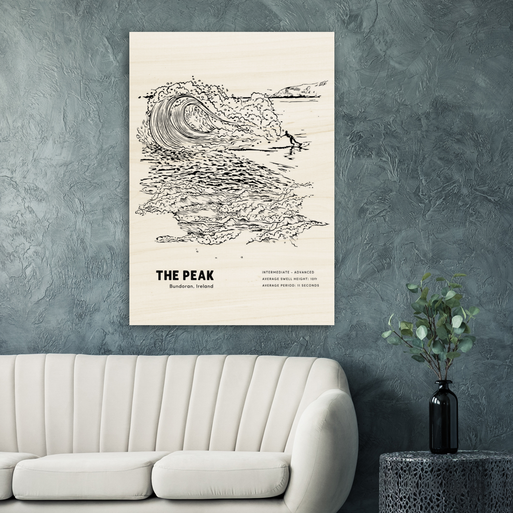 The Peak - Bundoran, Ireland - Wall Print