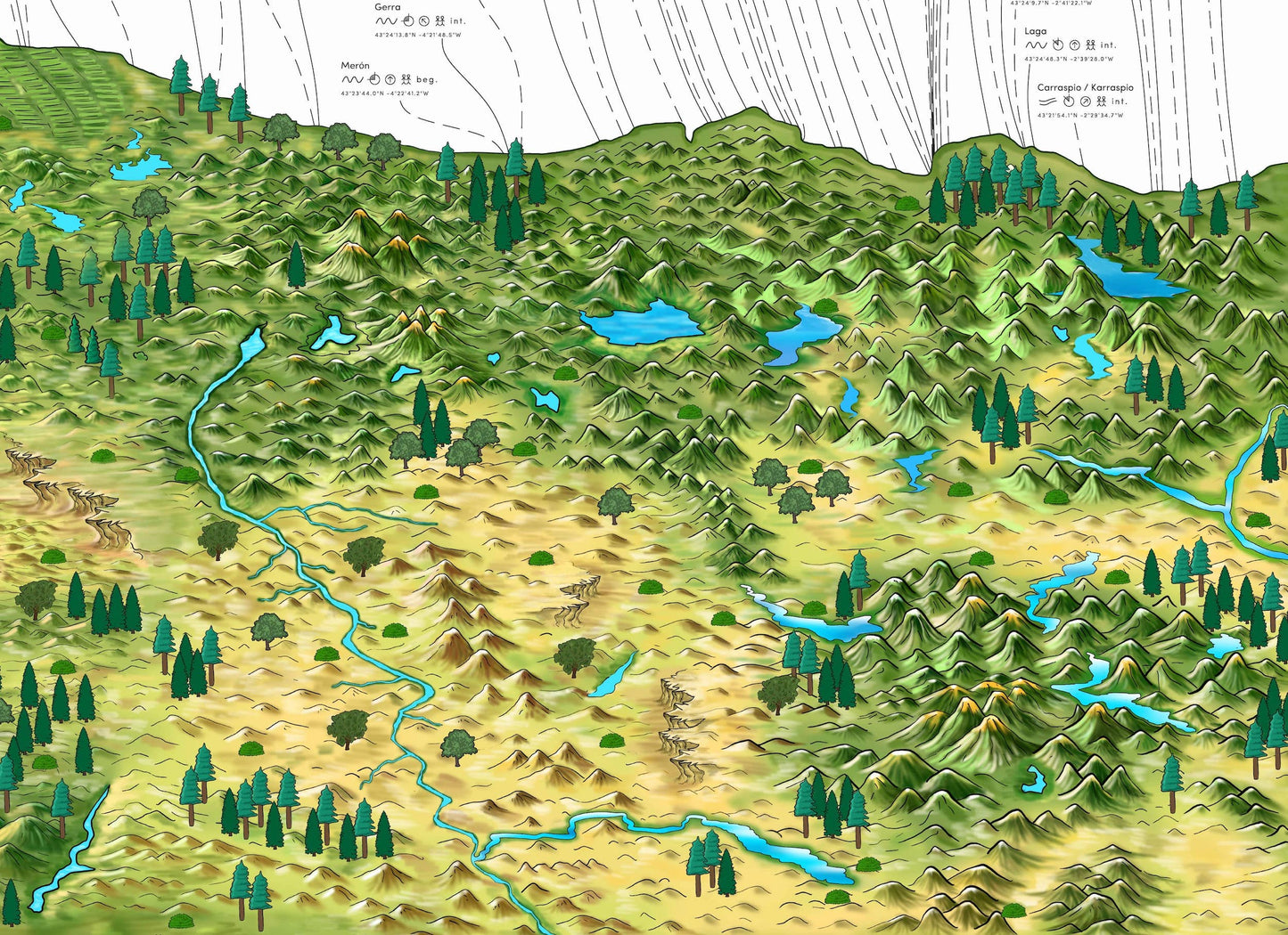 The Spanish Surf Map